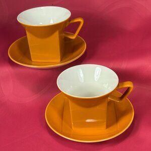 Classic ironstone tea cup  & saucer x 2 sets. Johnson Brothers UK